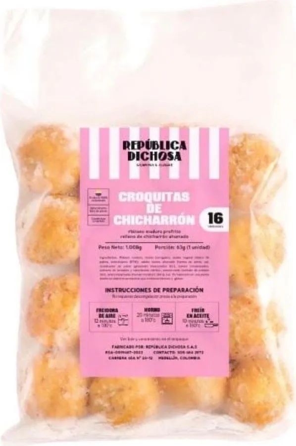 Marranitas de chicharrón x16 unid image 2
