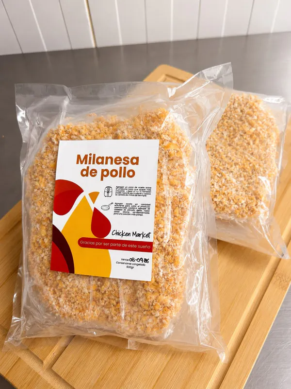 Milanesas de Pechuga con apanado artesanal 500g